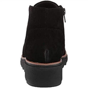 Botines Clarks Mujer Sharon Hop Ante Negro