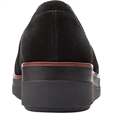 Clarks Shaylave Slip En Ante Negro Para Mujer