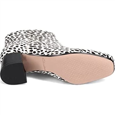 Botas Chelsea Clarks Sheer Flora Animal Print Mujer
