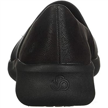 Clarks Sillian 20 Moon Loafer Mujer Negro Sintético