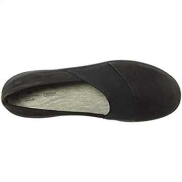Clarks Sillian 20 Moon Loafer Mujer Negro Sintético