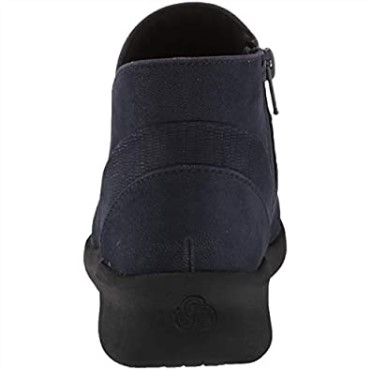Botines Clarks Mujer Sillian 20 Rise Azul Marino Sintético