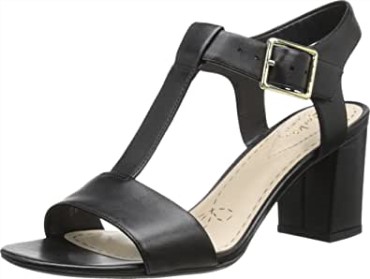 Clarks Smart Deva - Sandalias Informales Con Tira En T Y Punta Abierta De Cuero Para Mujer