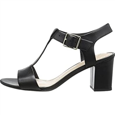 Clarks Smart Deva - Sandalias Informales Con Tira En T Y Punta Abierta De Cuero Para Mujer