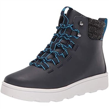 Botines Clarks Step Explore Hi Para Mujer Azul Marino Sintético