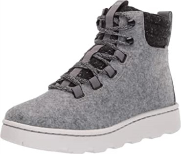 Botines Clarks Mujer Step Explorhi Fieltro Gris