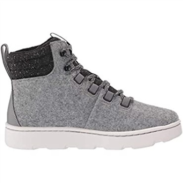 Botines Clarks Mujer Step Explorhi Fieltro Gris