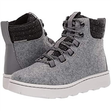 Botines Clarks Mujer Step Explorhi Fieltro Gris