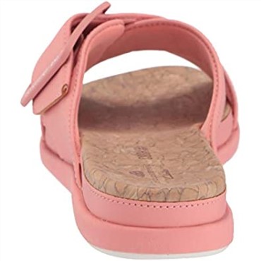 Sandalia Mujer Clarks Step June Shell Coral Sintético