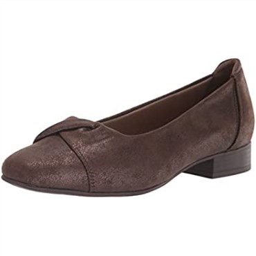 Clarks Bailarinas Tilmont Dalia Mujer Bronce Metalizado Textil