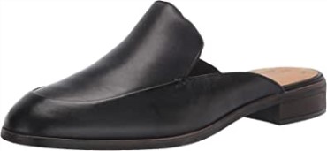 Zuecos Mujer Clarks Trish Plant Cuero Negro