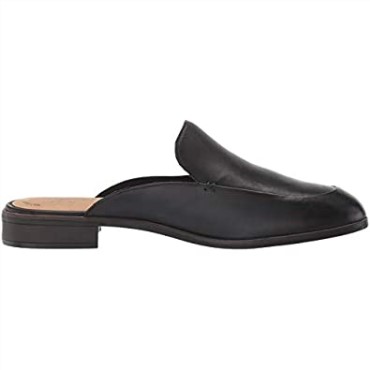Zuecos Mujer Clarks Trish Plant Cuero Negro
