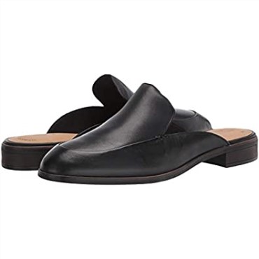 Zuecos Mujer Clarks Trish Plant Cuero Negro