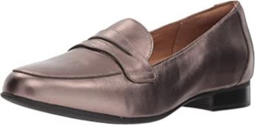 Clarks Un Blush Go Pebble Metalizado Cuero Para Mujer