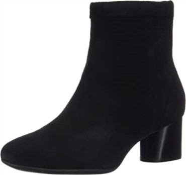 Clarks Un Cosmo Up Boot Mujer Ante Negro