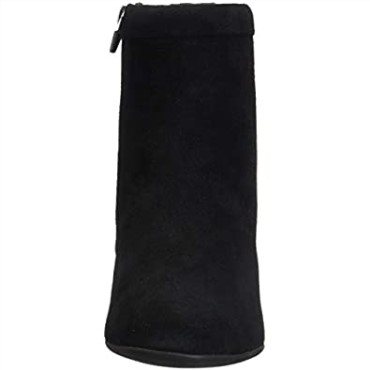 Clarks Un Cosmo Up Boot Mujer Ante Negro