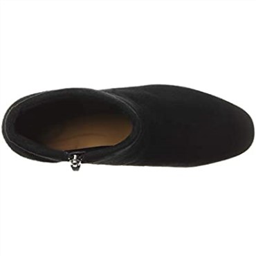 Clarks Un Cosmo Up Boot Mujer Ante Negro