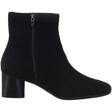 Clarks Un Cosmo Up Boot Mujer Ante Negro