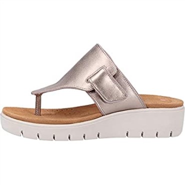 Sandalias Clarks Mujer Un Karely Dew Sling Back Oro Metalizado Oro