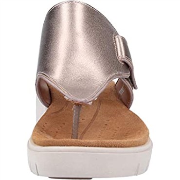 Sandalias Clarks Mujer Un Karely Dew Sling Back Oro Metalizado Oro