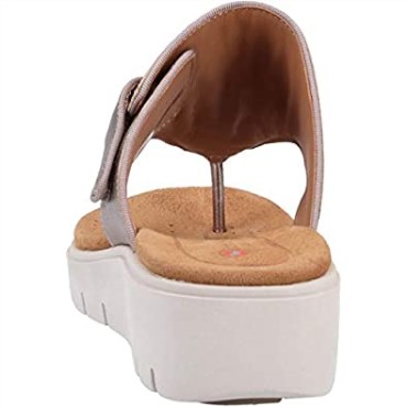 Sandalias Clarks Mujer Un Karely Dew Sling Back Oro Metalizado Oro