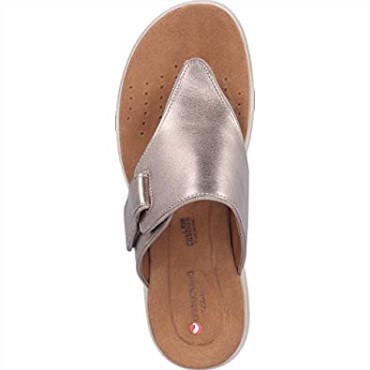 Sandalias Clarks Mujer Un Karely Dew Sling Back Oro Metalizado Oro
