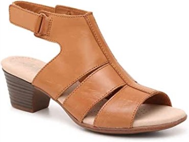 Sandalia Con Tacón Clarks Valarie Dalia Para Mujer