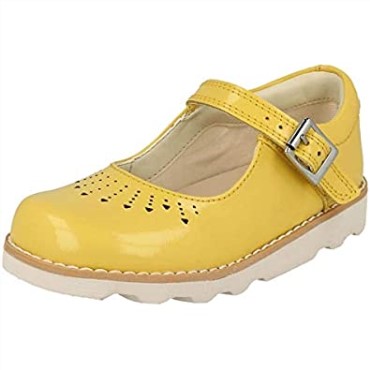 Mocasines Clarks Yel Low Yel Low Charol Para Mujer Crown Jump K