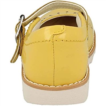 Mocasines Clarks Yel Low Yel Low Charol Para Mujer Crown Jump K