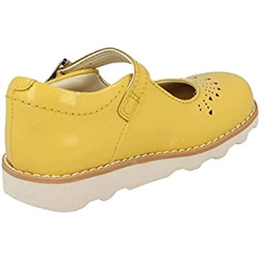 Mocasines Clarks Yel Low Yel Low Charol Para Mujer Crown Jump K