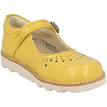 Mocasines Clarks Yel Low Yel Low Charol Para Mujer Crown Jump K