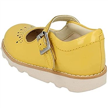 Mocasines Clarks Yel Low Yel Low Charol Para Mujer Crown Jump K