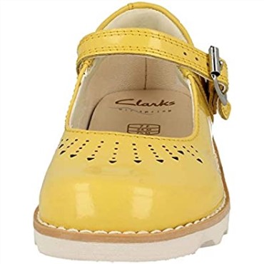 Mocasines Clarks Yel Low Yel Low Charol Para Mujer Crown Jump K