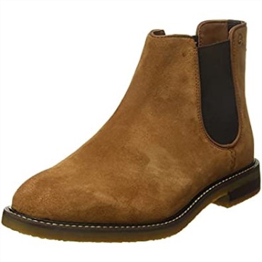 Bota Chelsea Jaxen Cola Suede Hombre Clarks