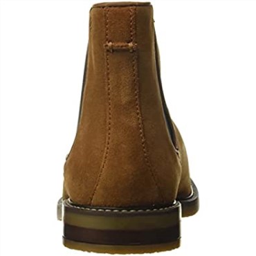 Bota Chelsea Jaxen Cola Suede Hombre Clarks