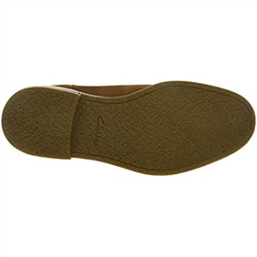 Bota Chelsea Jaxen Cola Suede Hombre Clarks