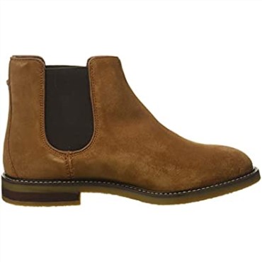 Bota Chelsea Jaxen Cola Suede Hombre Clarks