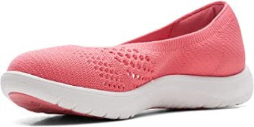 Mocasines Clarks Adella Moon De Punto Coral Para Mujer