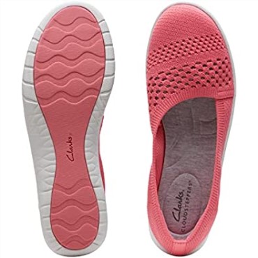 Mocasines Clarks Adella Moon De Punto Coral Para Mujer