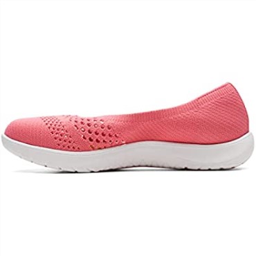 Mocasines Clarks Adella Moon De Punto Coral Para Mujer