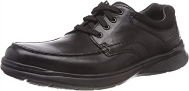 Cotrell Edge Zapatos Casuales De Cuero Con Cordones Para Hombre Clarks Negro