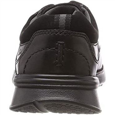 Cotrell Edge Zapatos Casuales De Cuero Con Cordones Para Hombre Clarks Negro