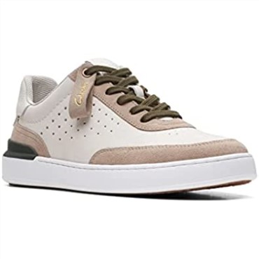 Zapatos Court Lite Tor Nubuck Blanco Roto Combi Clarks