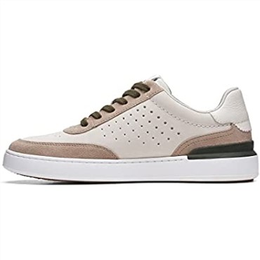 Zapatos Court Lite Tor Nubuck Blanco Roto Combi Clarks