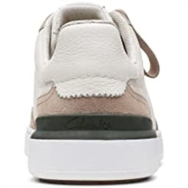 Zapatos Court Lite Tor Nubuck Blanco Roto Combi Clarks