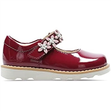 Mary Jane De Charol Para Niños Pequeños De Pétalos De Corona 6 G Cereza Clarks