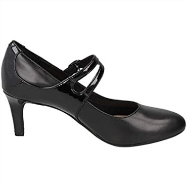 Bailarina Reece Zapatos De Cuero Negro Clarks Negro