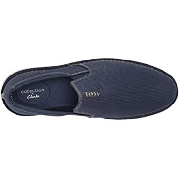 Mocasín Forge Free Clarks De Lona Azul Oscuro Para Hombre