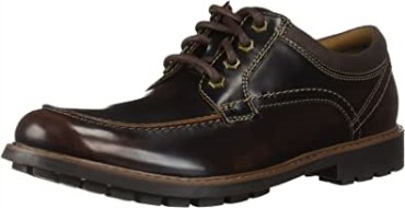 Mocasín Curington Walk De Hombre Clarks En Piel Marrón Oscuro