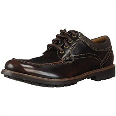 Mocasín Curington Walk De Hombre Clarks En Piel Marrón Oscuro